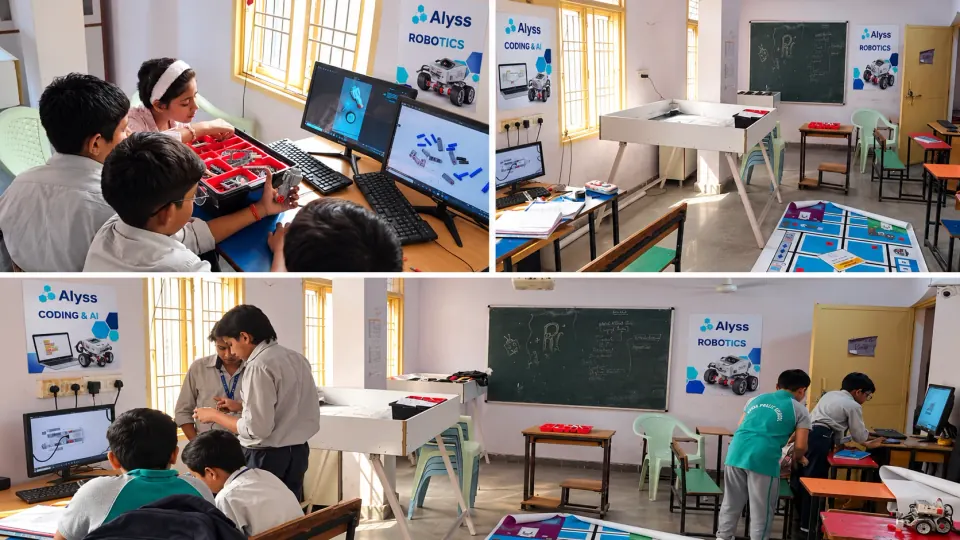 Robotics & AI lab at Angel Public School, Delhi