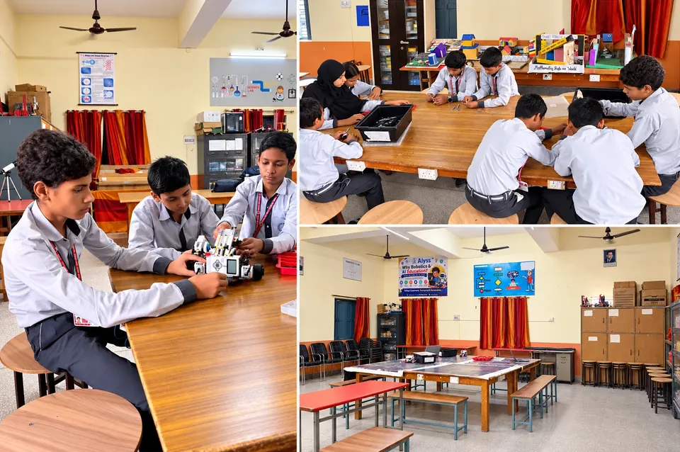 Robotics & AI lab at Hindu Sr. Secondary School, Nuh
